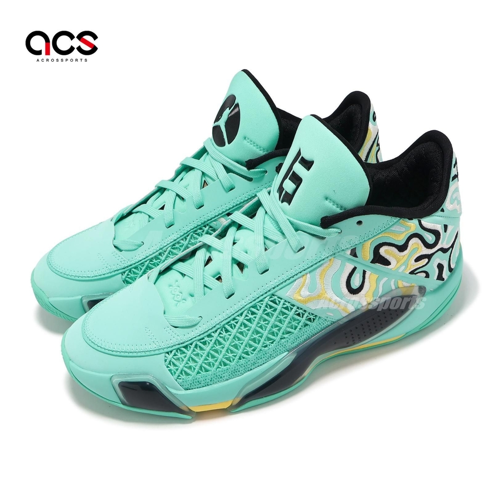 Nike 籃球鞋Air Jordan XXXVIII Low Guo PF 男鞋綠黑郭艾倫運動鞋