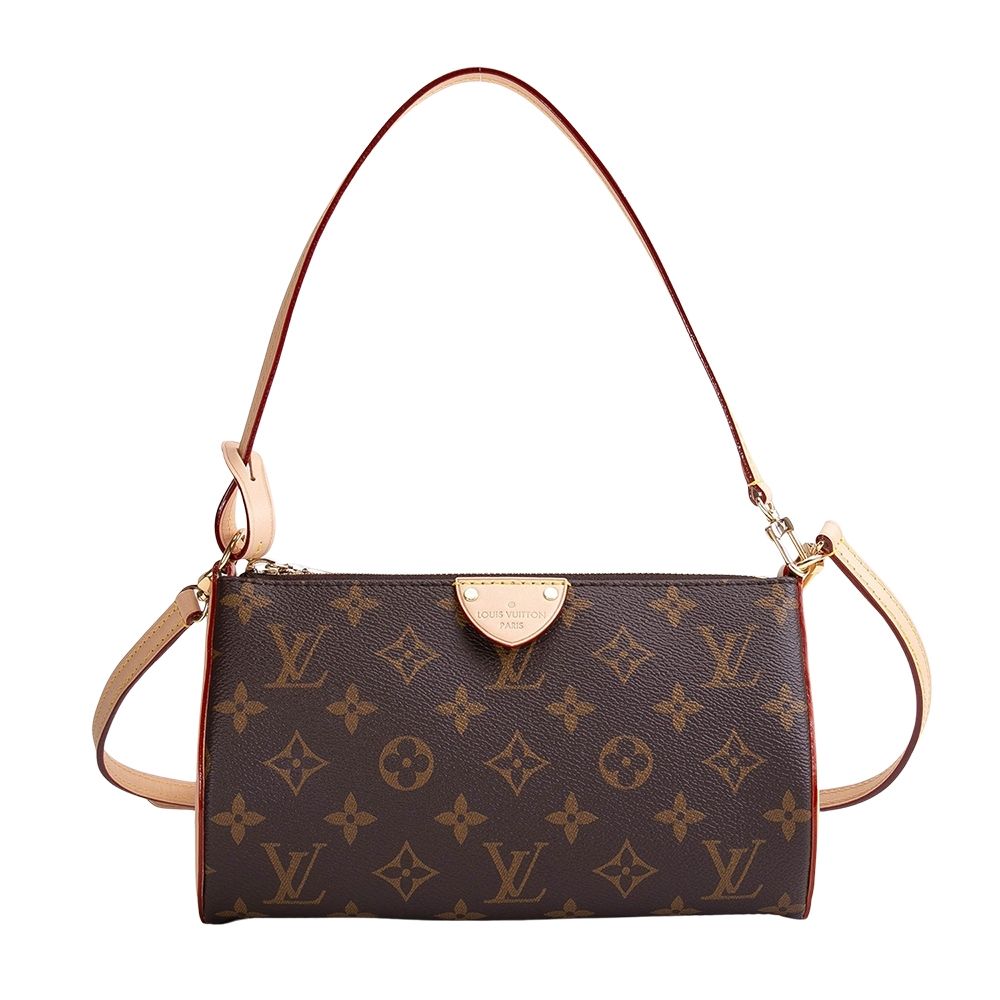LV Louis Vuitton路易威登Pochette Tirette 兩用包-福利品(棕色)