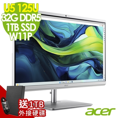 Acer 宏碁 Aspire C27-195ES 液晶電腦 (Ultra5 125U/32G/1TB SSD/W11P)