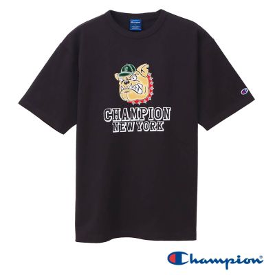 Champion 官方直營 CASUAL 塗鴉印花短袖TEE-黑色(C3-B329-055)