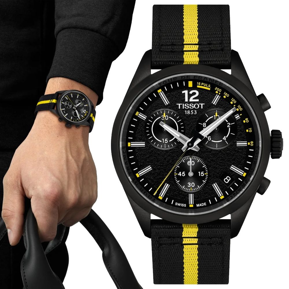 TISSOT天梭 官方授權 PR100 環法自由車賽 特別款計時腕錶 開學季 禮物 送禮 40mm/T1504173705700