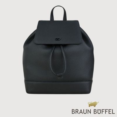 【BRAUN BUFFEL 德國小金牛】台灣總代理 蓋蓓 後背包-黑色/BF874-72-BK