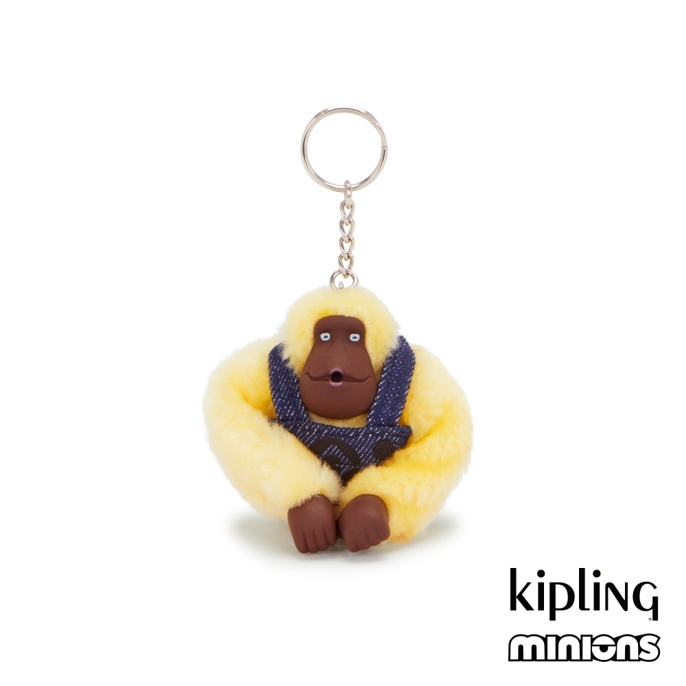 KIPLING x MINIONS 小小兵牛仔造型小猴子吊飾-MONKEYCLIP M
