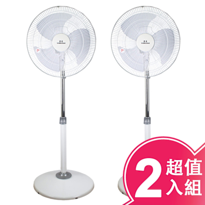 東亮16吋強化金屬管立扇(超值2入組) TL-1661