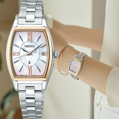 SEIKO 精工 LUKIA 日本主打款 太陽能電波鈦金屬女錶 618質感盛典 送禮首選 (SSQW076J/1B32-0AX0K)_SK045
