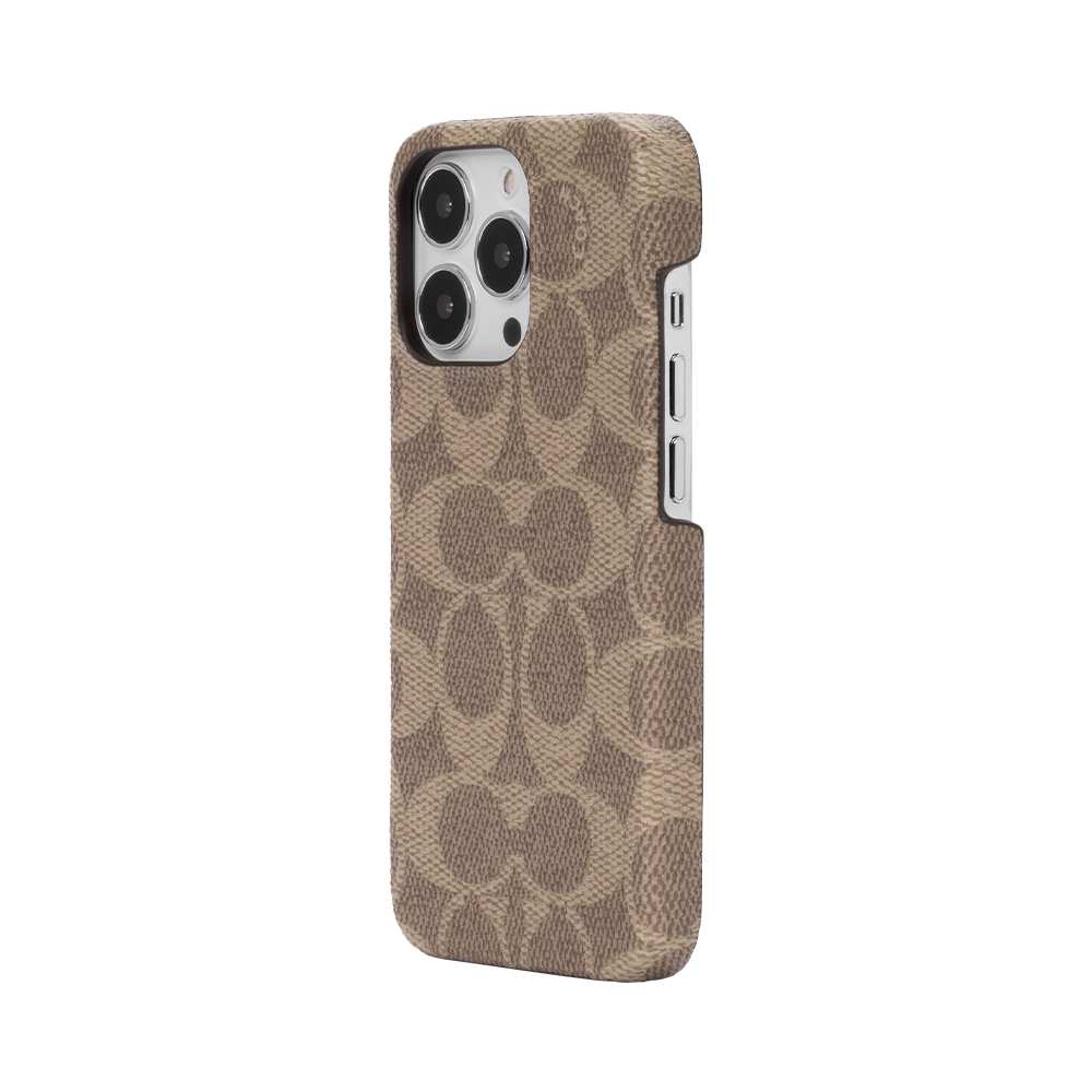 COACH】iPhone 14系列精品手機殼卡其色經典大C | 保護殼/皮套| Yahoo