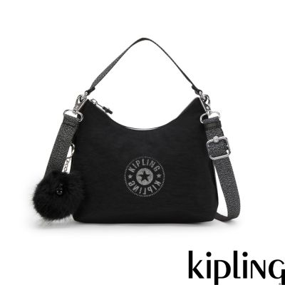 Kipling (網路獨家款)霧光黑輕巧兩用包-BEV
