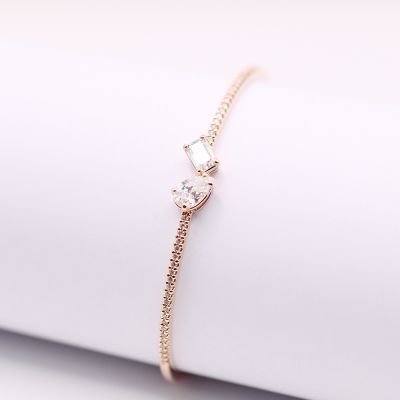 SWAROVSKI 施華洛世奇 Mesmera 手鐲 鍍玫瑰金色