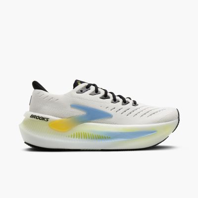 Brooks 布魯克斯 Glycerin Max 2 [1104791D185] 男 慢跑鞋 避震 超級甘油 白 藍 黃