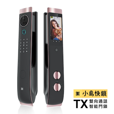 3E小島快鎖 雙鏡頭掌靜脈人臉辨識電子鎖TX(附基本安裝)