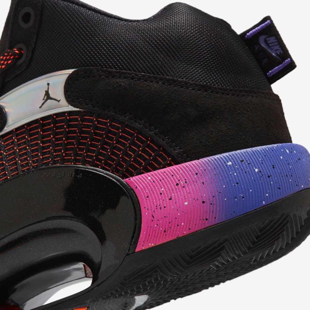 Nike 籃球鞋Air Jordan XXXV PF 男鞋避震包覆喬丹明星款運動球鞋黑彩