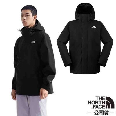 【The North Face】男 Sangro Dryvent Jacket 2.0 透氣防水防風連帽外套.防曬風衣夾克/下擺可調節/ 8DX1-JK3 太空黑
