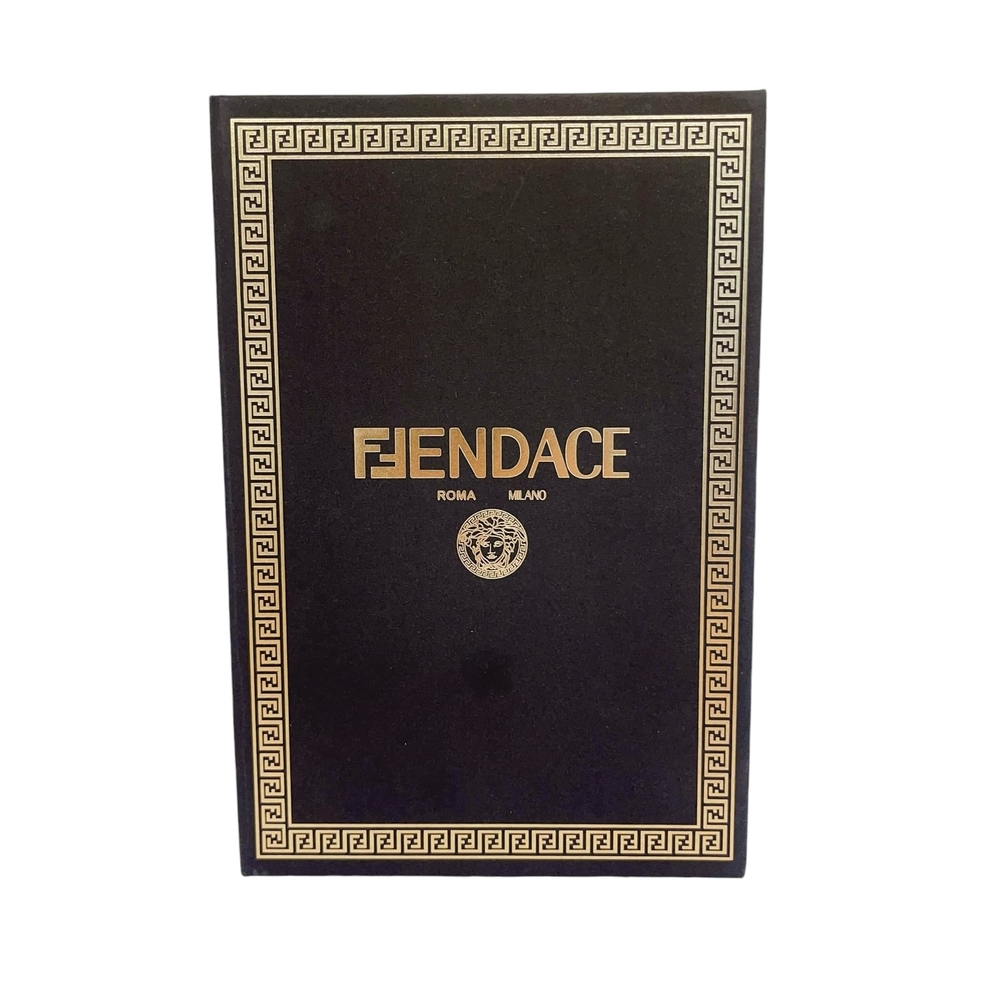 VERSACE 凡賽斯VIP限量款金色圖騰筆記本(禮盒裝)(一套三入)