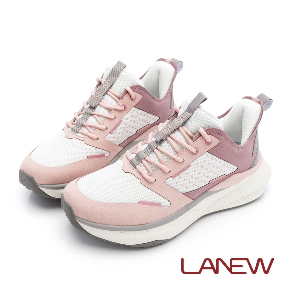 LA NEW 避震大底3代 優纖淨防黴抑菌 運動鞋(女232624150) (煙霧粉)