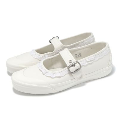 Vans 休閒鞋 Mary Jane 男鞋 女鞋 米 瑪莉珍鞋 蕾絲 VN000CRRCD3