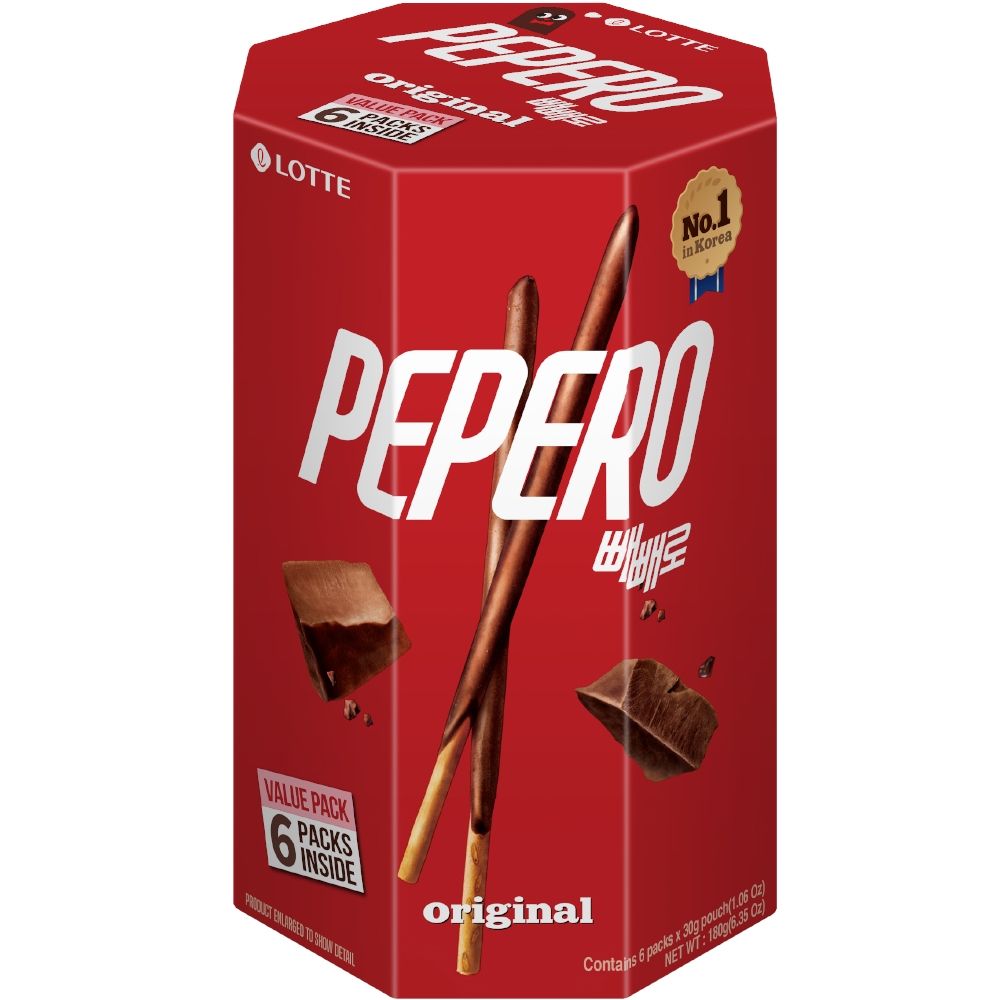 (即期品)LOTTE PEPERO 巧克力口味餅乾棒分享盒180g★(效期至20260817)