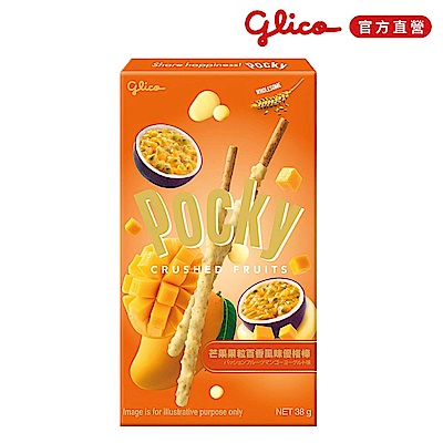 格力高 Pocky百奇 芒果果粒百香風味優格棒