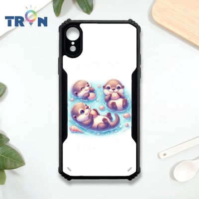 TRON iPhone XR 動物玩耍趣-3 四角防摔 機甲殼 軟硬殼 手機殼