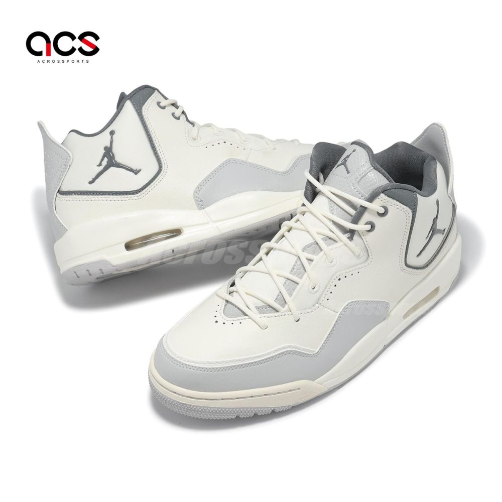 Nike 休閒鞋Jordan Courtside 23 男鞋白灰復古喬丹HQ1192-101