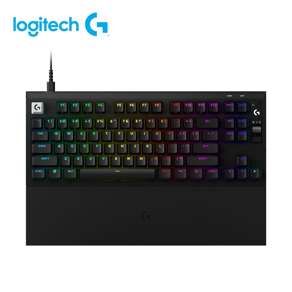 羅技 logitech G PRO X RAPID 2 TKL磁性類比有線電競鍵盤-黑
