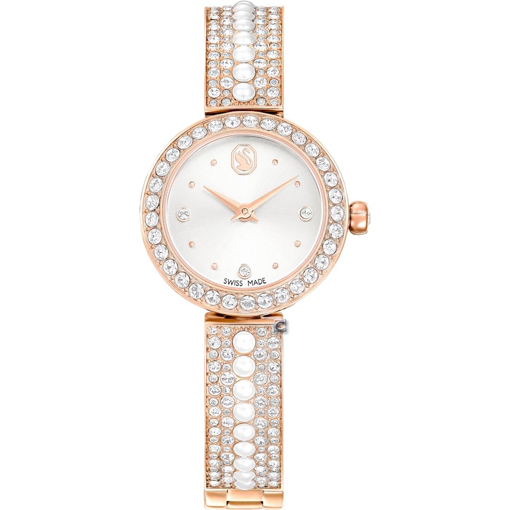 SWAROVSKI 施華洛世奇 Matrix 珍珠手鐲時尚腕錶 女錶 手錶 禮物-26mm 5705406