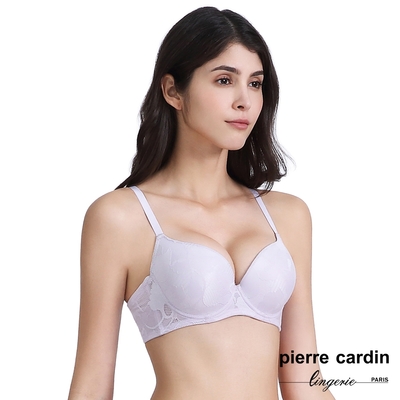 皮爾卡登 蕾絲美型全罩杯高脅邊集中包覆Bra-單件(LPP淺紫)