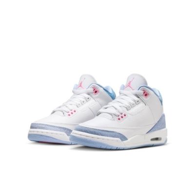 Nike Air Jordan 3 Retro Blanc GS 藍白粉 HQ0784-101