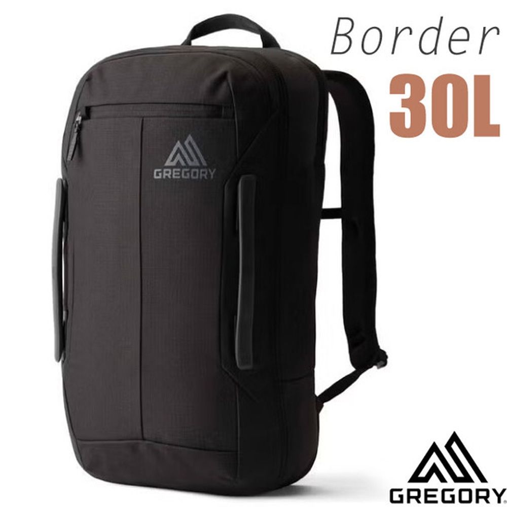【GREGORY】多功能旅行背包30L(肩帶可收納).雙肩後背包.行李箱.旅行袋/ 154919-A653 地衣黑