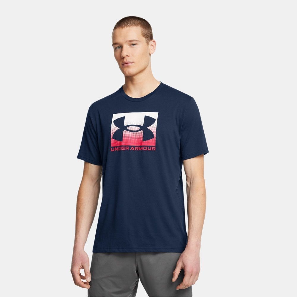 【UNDER ARMOUR】UA 男 BOXED SPORTS UPDATED 短袖T-Shirt 多款任選 (藍)