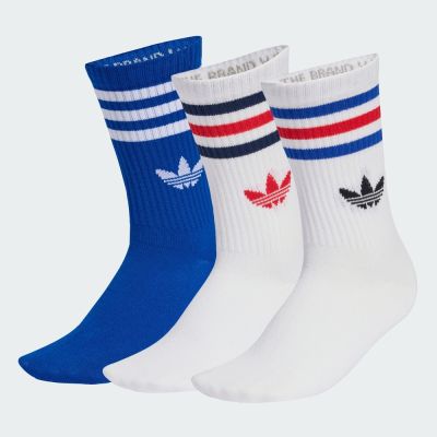 【adidas 愛迪達】 中筒襪 3 雙入 男/女 - Originals KD8252