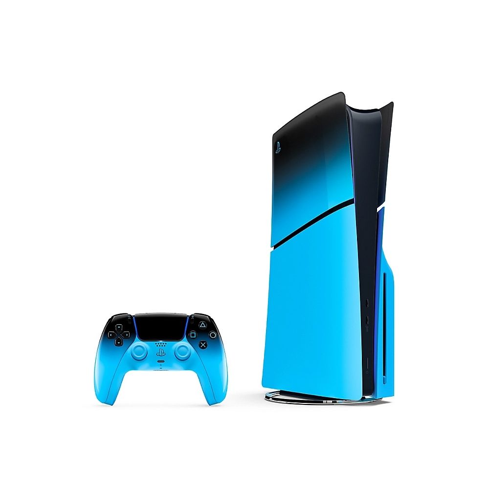 PlayStation5 主機護蓋 韻律藍 PS5 Slim版