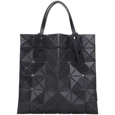 ISSEY MIYAKE 三宅一生 BAOBAO LUCENT MATTE 6x6 霧面幾何手提托特包(黑色)