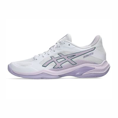 Asics 亞瑟士 Blade FF 2 [1072A120-103] 女 羽球鞋 抗扭 瞬移 白 紫