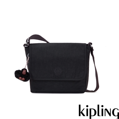 Kipling 率性曜石黑輕巧簡約側背包-TAMSIN B