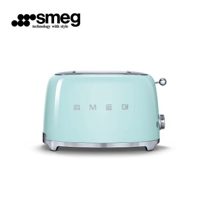 【SMEG】義大利復古美學 2片式烤麵包機-粉綠色_TSF01PGUS