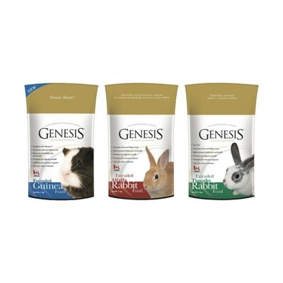 加拿大GENESIS創世紀-高階天竺鼠/全齡兔/提摩西成兔寵物食譜 1kg x 2入組