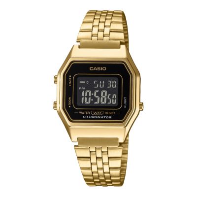 CASIO卡西歐 復古輕巧電子錶(LA680WGA-1B)