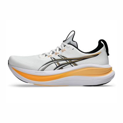 Asics 亞瑟士GEL-Nimbus 28 [1011C127-102] 男 慢跑鞋 緩衝 曙光系列 跑鞋 白橘