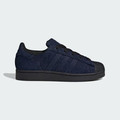 Adidas 愛迪達 Superstar II W [JS4018] 女 運動休閒鞋 舒適 深藍 黑