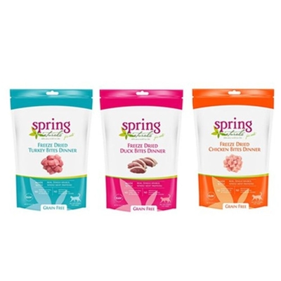美國Spring Natural曙光無穀冷凍乾燥貓餐食 2.5oz (71g) x 4入組