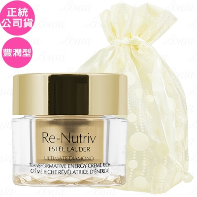 ESTEE LAUDER 雅詩蘭黛 白金級黑鑽松露雙效豐潤奇蹟霜(7ml)旅行袋組(公司貨)