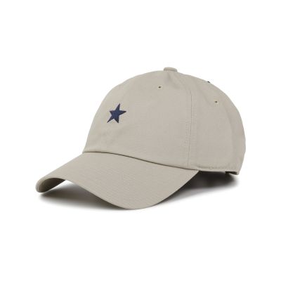 Converse 棒球帽 Day One Star Cap 老帽 帽子 星星 燕麥色 UA5755X63