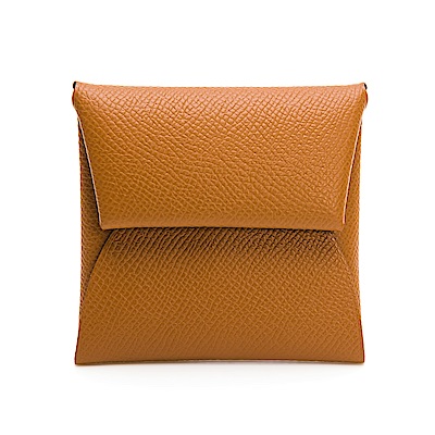 【HERMES 愛馬仕】HERMES Bastia系列釦式迷你方形零錢包 (多色任選)
