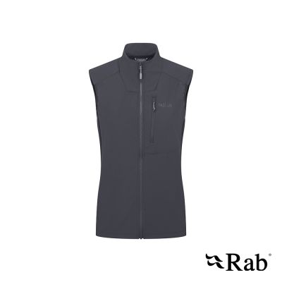 【RAB】Borealis Vest 彈性防風透氣背心 女款 鯨魚灰 #QWS80