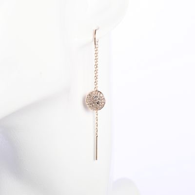 SWAROVSKI 施華洛世奇 Meteora 水滴形耳環 鍍玫瑰金色 5689427