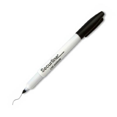 Securline LAB MARKER 實驗室 符號筆 標記筆 1mm 黑 10支/盒 A8WS-1401