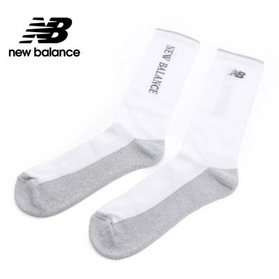 【New Balance】中長襪_中性_白灰色_LAS50051WY