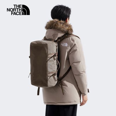 【The North Face 官方旗艦】北面經典ICON男女款棕色DWR防潑水背提兩用後背包｜52SSDHI 筆電包/登山包