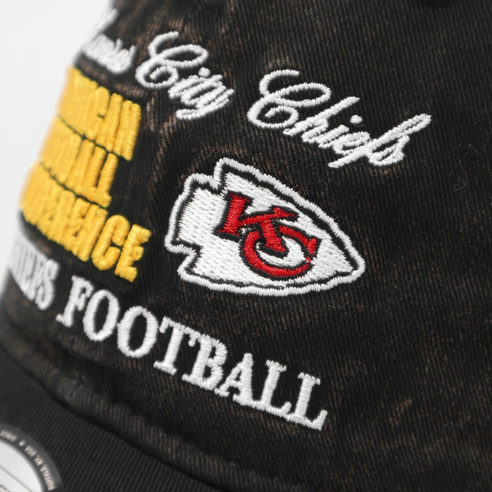 New Era 老帽Old School Sport AP NFL 黑黃940帽型可調帽圍堪薩斯城