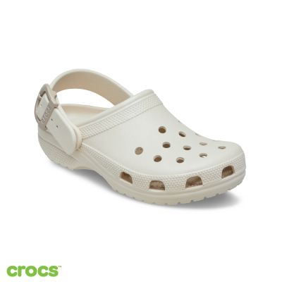 Crocs卡駱馳 (中性鞋) Classic Buckle 經典彩扣克駱格-冰凍米色 213347-2MC